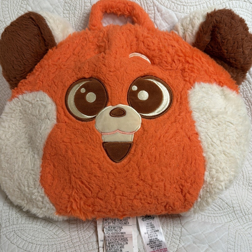 Disney Pixar Turning RED Pillow Plush Bag 16" w/Tags *No Blanket* Bag Only